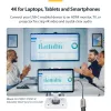 StarTech.com USB-C zu HDMI Adapter, 4K 60Hz Video, HDR10, USB-C zu HDMI Monitor Dongle, USB4 / Thunderbolt kompatibel