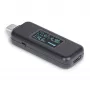 StarTech.com USB-C Power Tester, Digital Multimeter, bidirektionaler Spannungs- und Strommesser, bis zu 240W PD EPR, tragbarer USB-C Kabel- und Port-Leistungsmessgerät-Tester