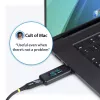 StarTech.com USB-C Power Tester, Digital Multimeter, bidirektionaler Spannungs- und Strommesser, bis zu 240W PD EPR, tragbarer USB-C Kabel- und Port-Leistungsmessgerät-Tester