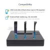 StarTech.com Standalone 1-zu-2 USB-Stick-Duplikator und -Radierer, Multi-USB-Flash-Laufwerk-Kopierer, System- und Datei- sowie Gesamtlaufwerkskopie mit 1,5 GB/min, Einfach- und 3-Pass-Löschung, LCD-Anzeige – TAA