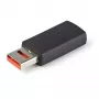 StarTech.com Sicherer Lade-USB-Datenblocker-Adapter – Stecker-auf-Buchse USB-A Nur-Lade-Adapter – Datenloser Lade-/Nur-Strom-Adapter für Telefon/Tablet – Datenblockierender USB-Schutzadapter