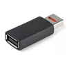 StarTech.com Sicherer Lade-USB-Datenblocker-Adapter – Stecker-auf-Buchse USB-A Nur-Lade-Adapter – Datenloser Lade-/Nur-Strom-Adapter für Telefon/Tablet – Datenblockierender USB-Schutzadapter
