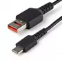 StarTech.com 3ft (1m) Secure Charging Kabel – USB-A zu USB-C Datenblocker Nur-Ladekabel – No-Data Power-Only Ladekabel für Telefon/Tablet – Datensperrendes USB-Schutz-Adapterkabel