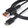 StarTech.com 3ft (1m) Secure Charging Kabel – USB-A zu USB-C Datenblocker Nur-Ladekabel – No-Data Power-Only Ladekabel für Telefon/Tablet – Datensperrendes USB-Schutz-Adapterkabel