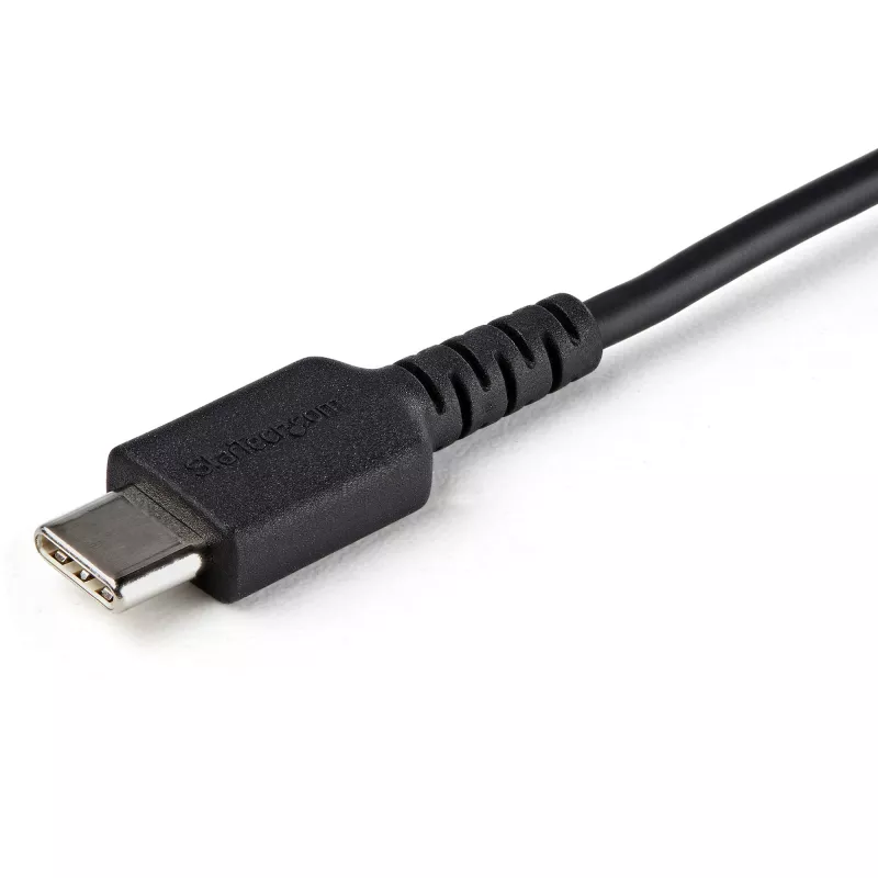 StarTech.com 3ft (1m) Secure Charging Kabel – USB-A zu USB-C Datenblocker Nur-Ladekabel – No-Data Power-Only Ladekabel für Telefon/Tablet – Datensperrendes USB-Schutz-Adapterkabel