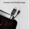 Videokabel-Adapter Unitek Mini DisplayPort auf HDMI 2 m, HDMI 1.4, 4K@30Hz, HDCP 2.0, vergoldete Kontakte, schwarz
