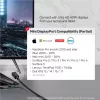 Videokabel-Adapter Unitek Mini DisplayPort auf HDMI 2 m, HDMI 1.4, 4K@30Hz, HDCP 2.0, vergoldete Kontakte, schwarz