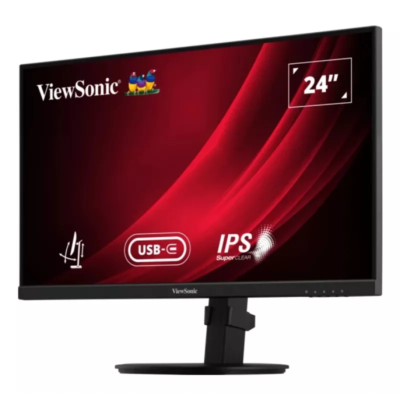 Viewsonic VG Series VG2409-MHDU-2 Computer Monitor 60,5 cm (23,8 Zoll) 1920 x 1080 Pixel Full HD LED Schwarz