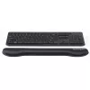 StarTech.com Schaumstoff-Tastaturhandballenauflage für ergonomische Tippunterstützung – Gepolsterte rutschfeste Tastaturkissen – Laptop- oder Desktop-Computer-Tastatur-Handgelenk-, Hand- und Armstütze – Weiche schwarze Nylon-Ruheauflage