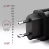 Axagon ACU-QC18 QC 3.0 1× AUSGANG Wandladegerät 18W, Innen, AC, Schwarz