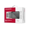 Axagon ACU-QC18 QC 3.0 1× AUSGANG Wandladegerät 18W, Innen, AC, Schwarz