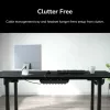 Schreibtisch COUGAR Gaming E-GRAV 180 Schwarz Rechteckig Kohlefaser 180x80cm