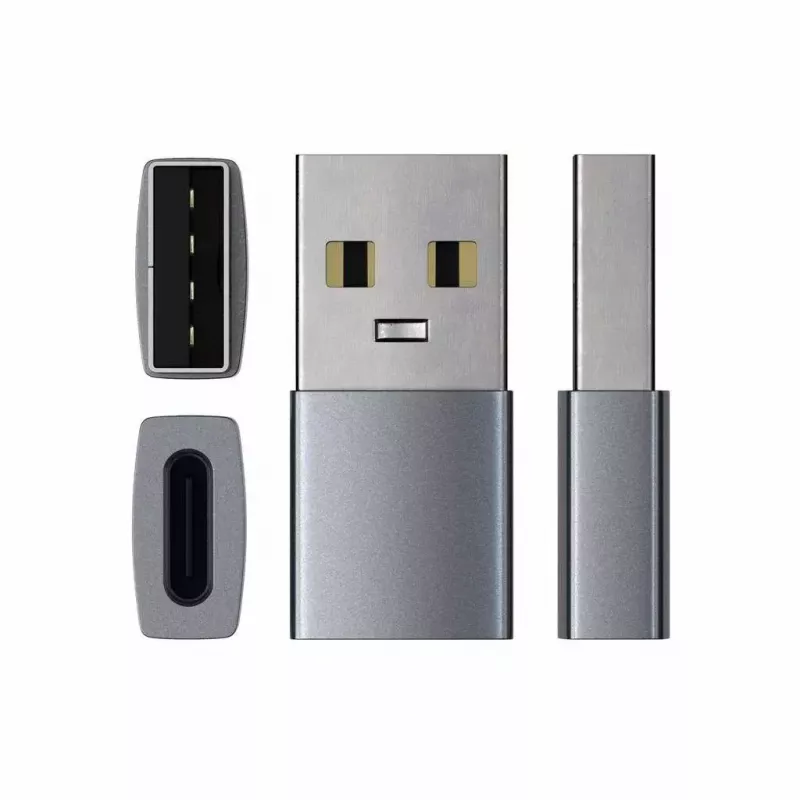 Kabel-Adapter Satechi ST-TAUCM USB-A auf USB-C Grau