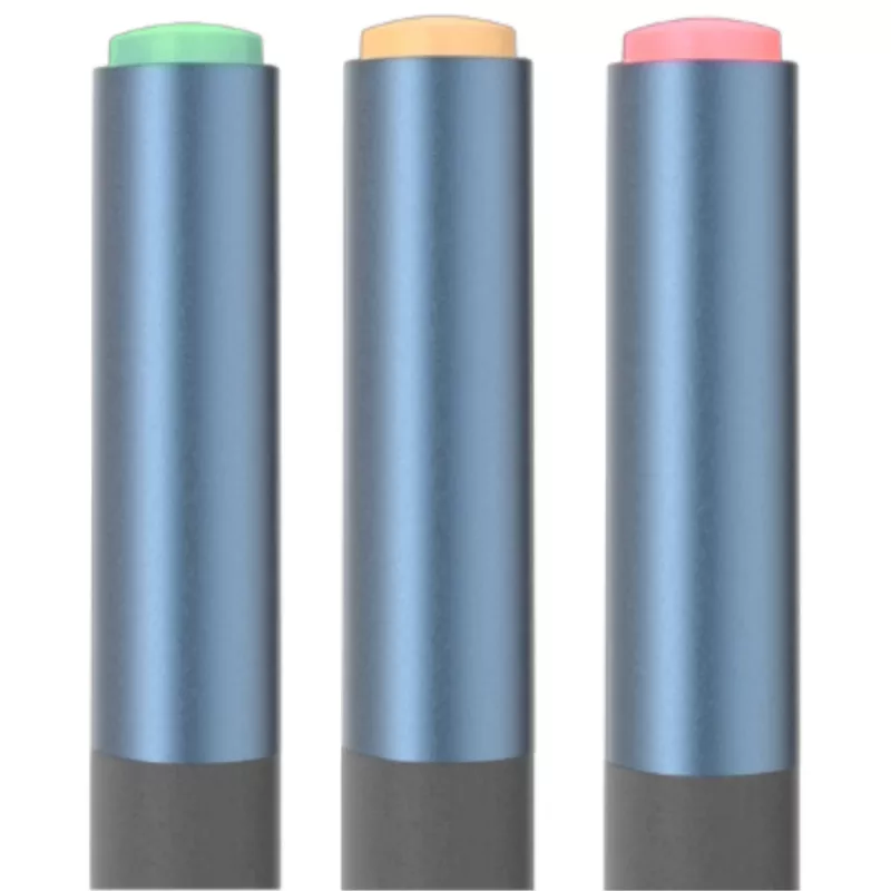 DEQSTER Pencil 2, Tablet, Apple, Blau, Grau, Apple iPads seit 2018, Grau, Aluminium, Polycarbonat (PC), Polyoxymethylen (POM)