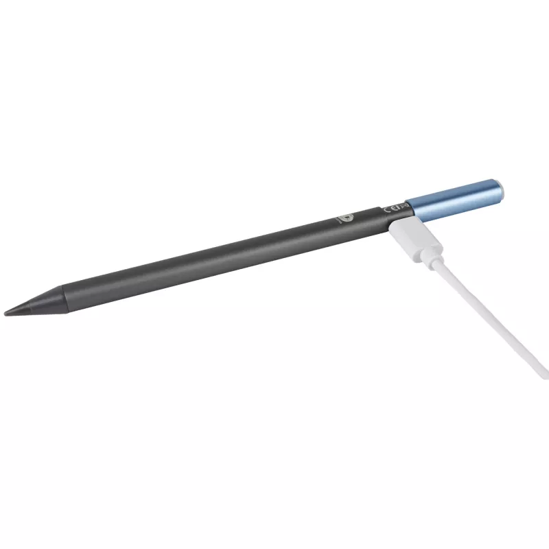 DEQSTER Pencil 2, Tablet, Apple, Blau, Grau, Apple iPads seit 2018, Grau, Aluminium, Polycarbonat (PC), Polyoxymethylen (POM)