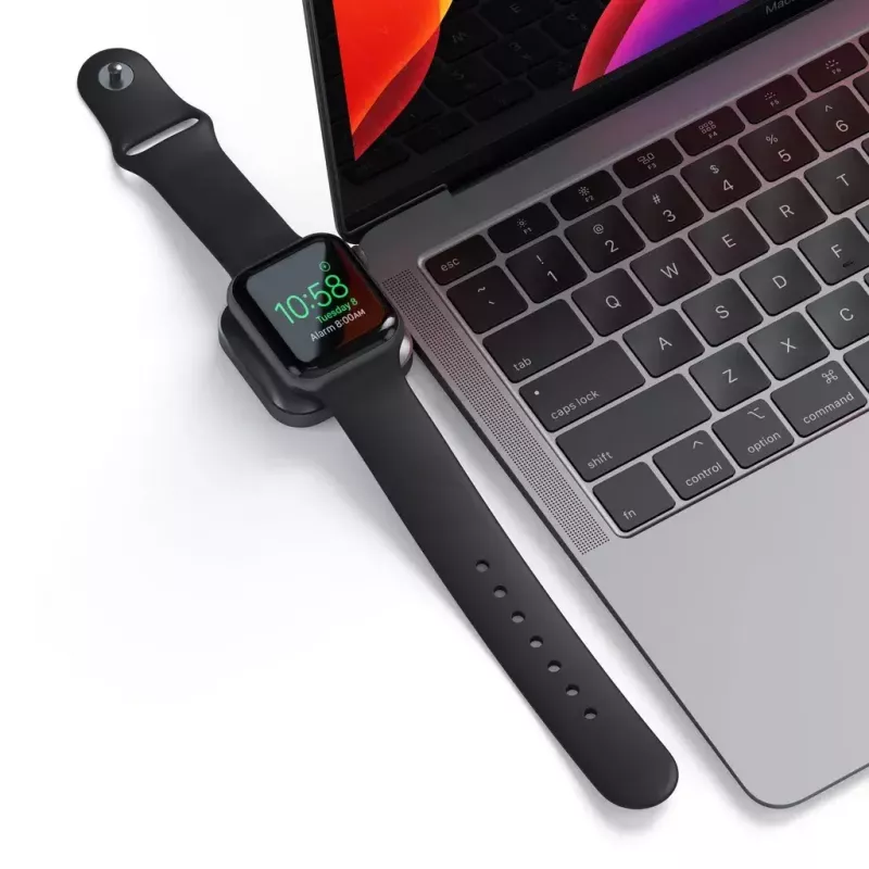 Ladestation Satechi ST-TCMCAWM Smartwatch Schwarz Silber Weiß Aluminium