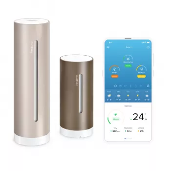 Netatmo NWS-S-EC digitale Wetterstation Braun Wi-Fi