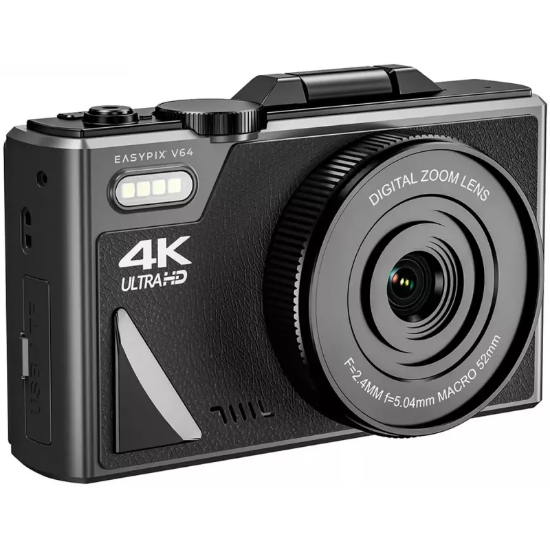 Kompakte Digitalkamera EASYPIX V64 Flip 20203 — 16 MP, 1080p Video
