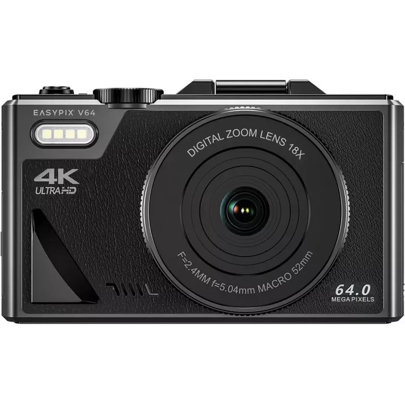 Kompakte Digitalkamera EASYPIX V64 Flip 20203 — 16 MP, 1080p Video
