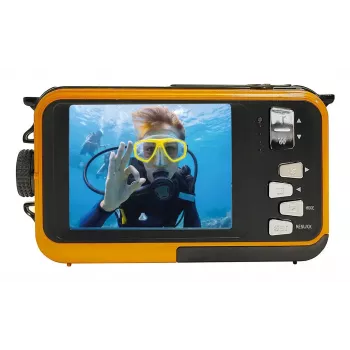 Kompaktkamera Easypix W3027 Wave 5 MP 1280 x 720 Pixel Orange