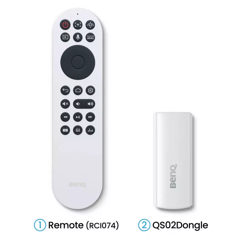 BenQ W2720i Standard-Throw-Projektor 2500 ANSI Lumen DLP UHD 4K (3840x2160) 3D Schwarz