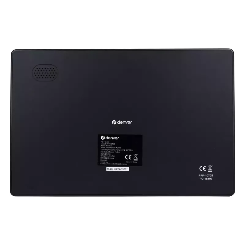 Digitaler Bilderrahmen Denver PFF-1070B 10,1 Zoll Touchscreen Wi-Fi Schwarz