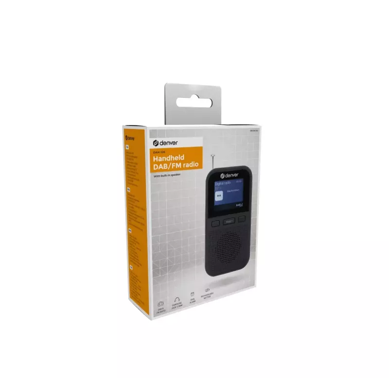 Persönliches Radio Denver DAH-126 Analog Digital DAB FM 10W