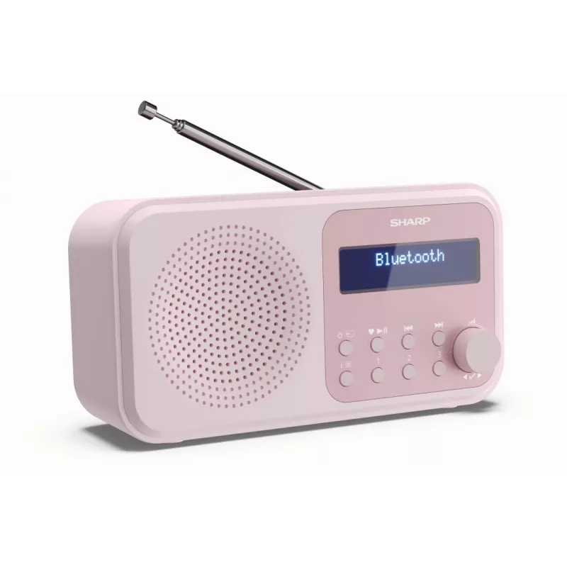 Tragbares Radio Sharp DR-P420 Digitaler Tuner DAB DAB+ FM Pink