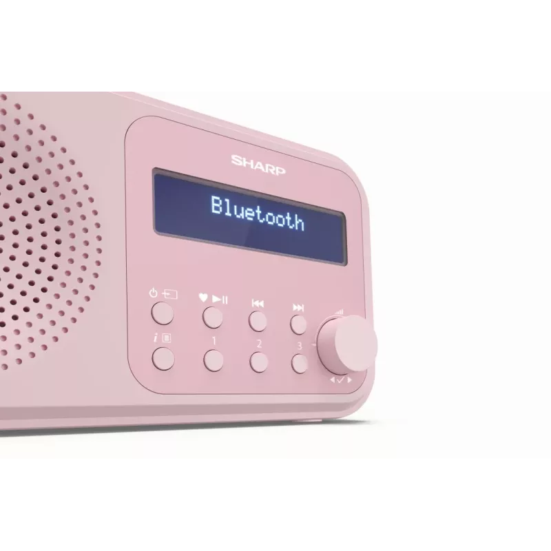 Tragbares Radio Sharp DR-P420 Digitaler Tuner DAB DAB+ FM Pink