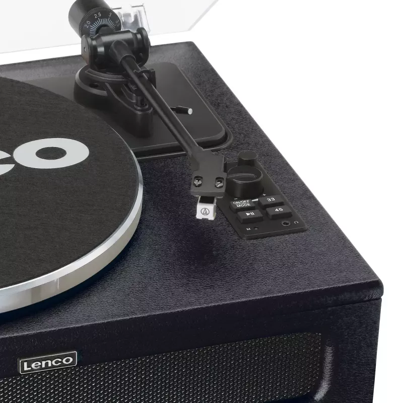 Belt-Drive-Audio-Plattenspieler Lenco LS-430BK Schwarz 40W Bluetooth