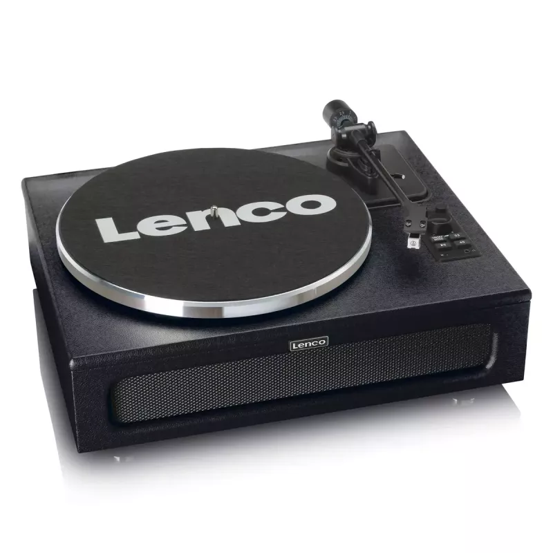 Belt-Drive-Audio-Plattenspieler Lenco LS-430BK Schwarz 40W Bluetooth