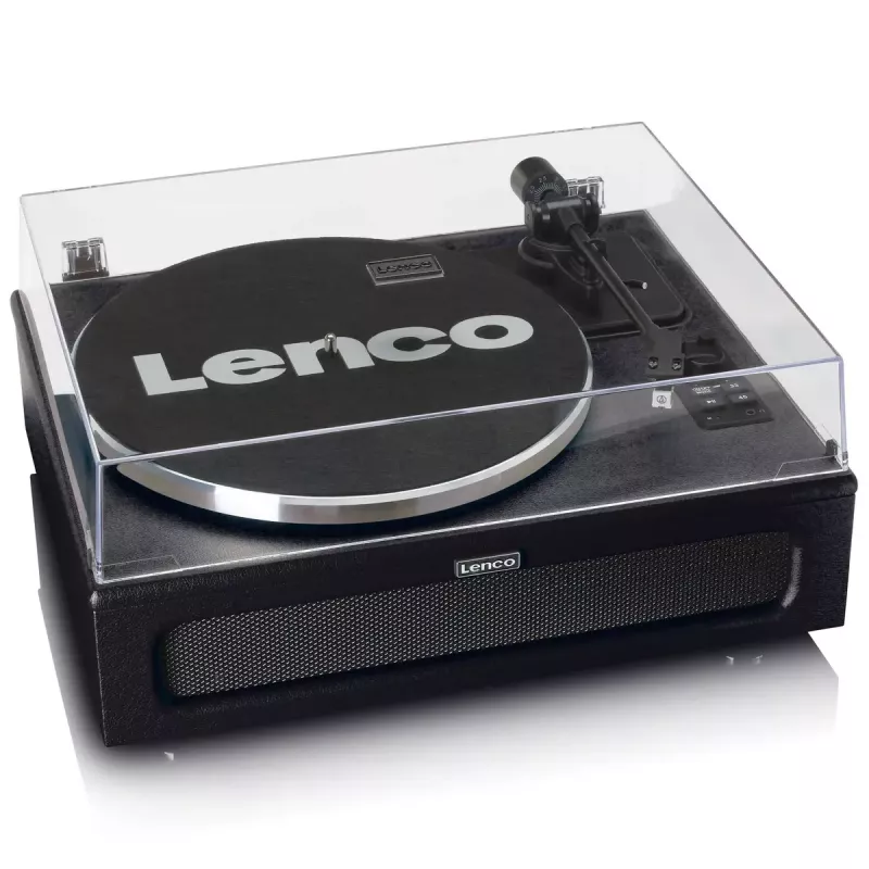 Belt-Drive-Audio-Plattenspieler Lenco LS-430BK Schwarz 40W Bluetooth