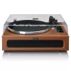 Riemengetriebener Audio-Plattenspieler Lenco LS-430BN Braun Manuell 3-4 g Auflagekraft