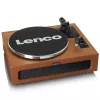 Riemengetriebener Audio-Plattenspieler Lenco LS-430BN Braun Manuell 3-4 g Auflagekraft