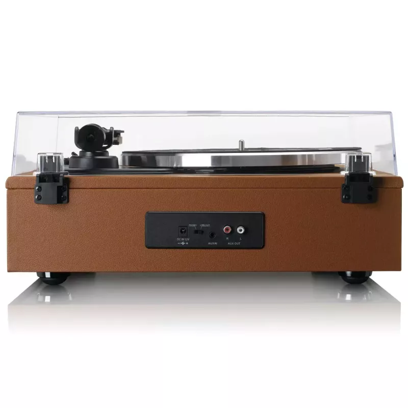 Riemengetriebener Audio-Plattenspieler Lenco LS-430BN Braun Manuell 3-4 g Auflagekraft
