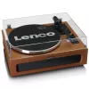 Riemengetriebener Audio-Plattenspieler Lenco LS-430BN Braun Manuell 3-4 g Auflagekraft