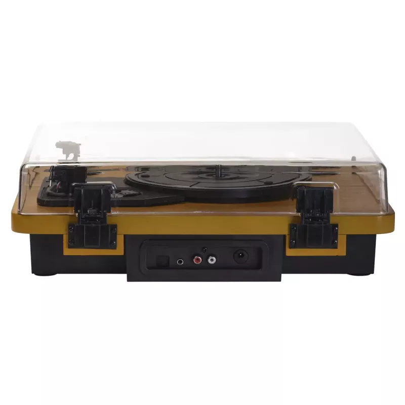 Denver VPL-230LW Schwarz Holz halbautomatischer Plattenspieler 2W RMS