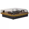 Denver VPL-230LW Schwarz Holz halbautomatischer Plattenspieler 2W RMS