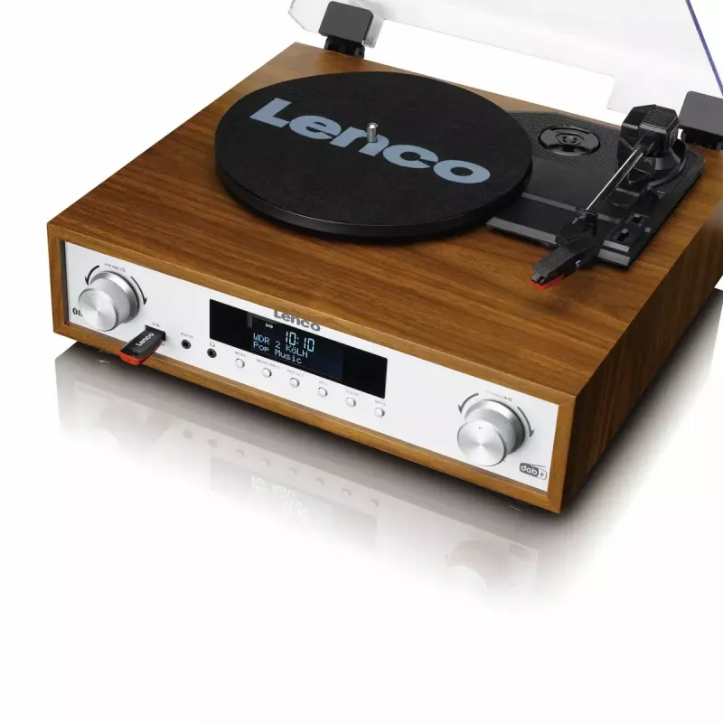 Riemengetriebener Audio-Plattenspieler Lenco MC-160WD