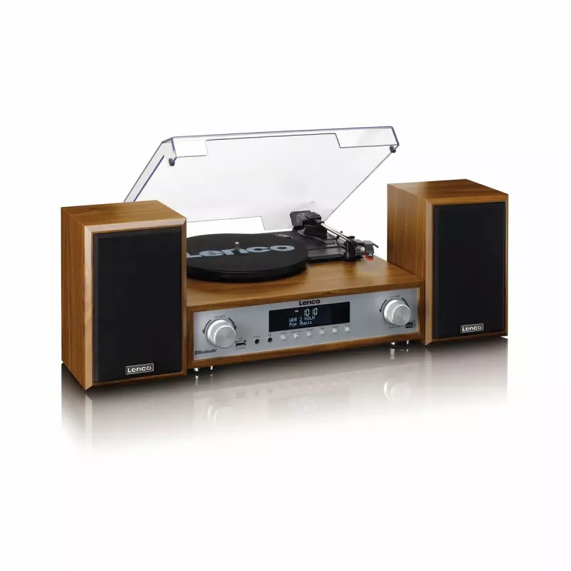 Riemengetriebener Audio-Plattenspieler Lenco MC-160WD