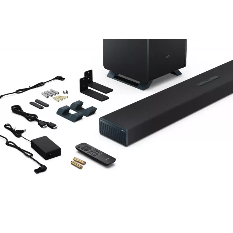Sharp HT-SBW53121(BK) Soundbar Lautsprecher Silber 3.1.2 Kanäle 182 W
