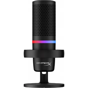HyperX DuoCast - USB-Mikrofon (Schwarz) - RGB-Beleuchtung