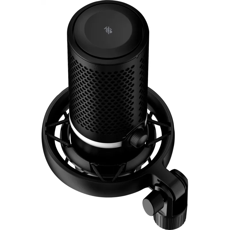 HyperX DuoCast - USB-Mikrofon (Schwarz) - RGB-Beleuchtung