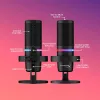 HyperX DuoCast - USB-Mikrofon (Schwarz) - RGB-Beleuchtung