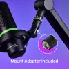 HyperX DuoCast - USB-Mikrofon (Schwarz) - RGB-Beleuchtung
