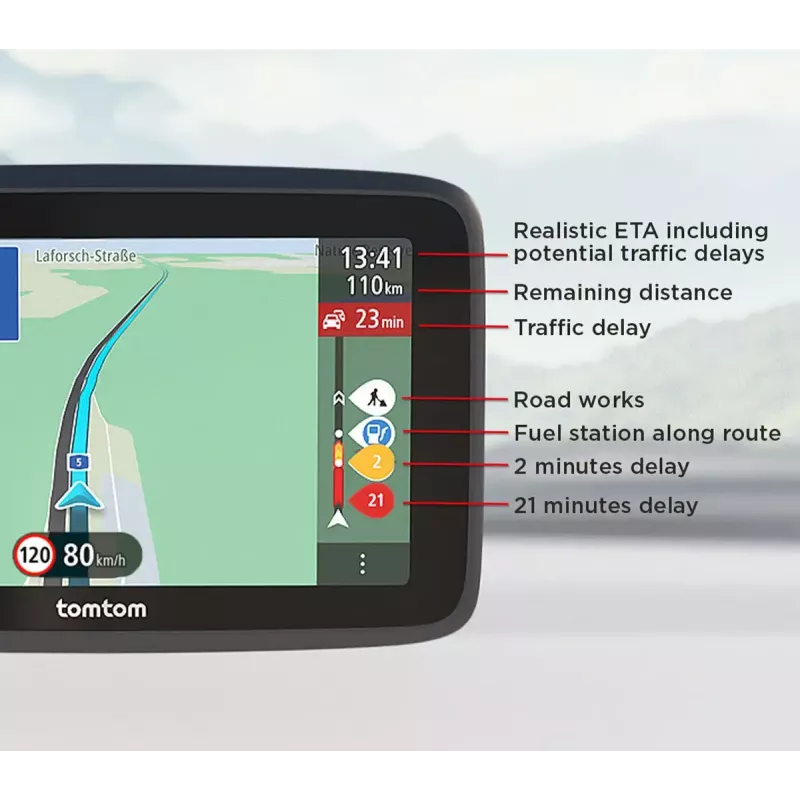 TomTom GO Classic Navigator 5 Zoll Touchscreen Schwarz 32 GB 2000 MB RAM