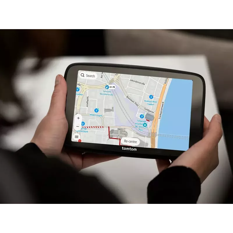 Handheld GPS-Navigator TOMTOM GO mit 7 Zoll Touchscreen, 32 GB, Europa Karten, schwarz
