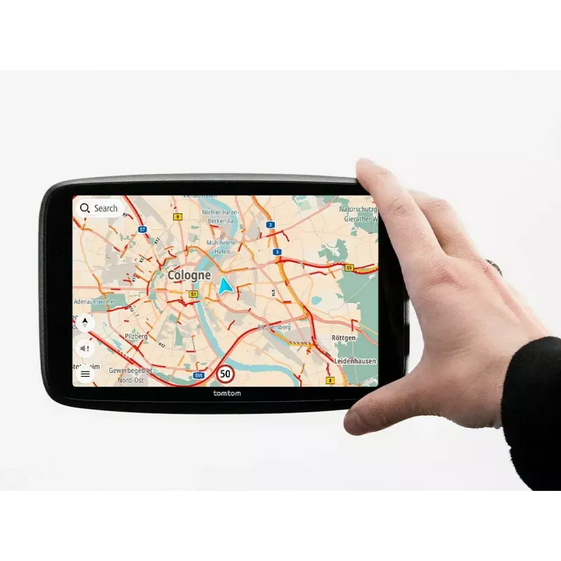 Handheld GPS-Navigator TOMTOM GO mit 7 Zoll Touchscreen, 32 GB, Europa Karten, schwarz