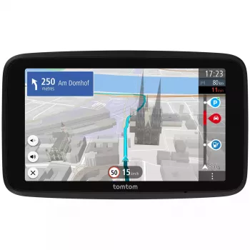 Handheld/Fest eingebautes GPS-Navigationsgerät TOMTOM GO 15,2 cm (6 Zoll) Touchscreen, Bluetooth, WLAN, Europa-Karten, 0,27 kg