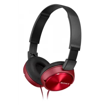 Sony MDR-ZX310AP, Kabelgebunden, 10 - 24000 Hz, Anrufe/Musik, 125 g, Headset, Rot